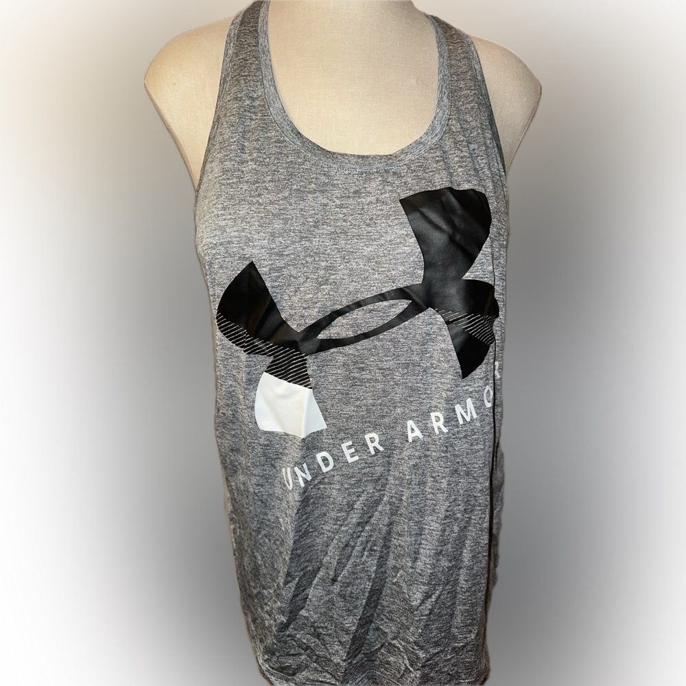 Under Armour Women's Heathered Gray Tank Top